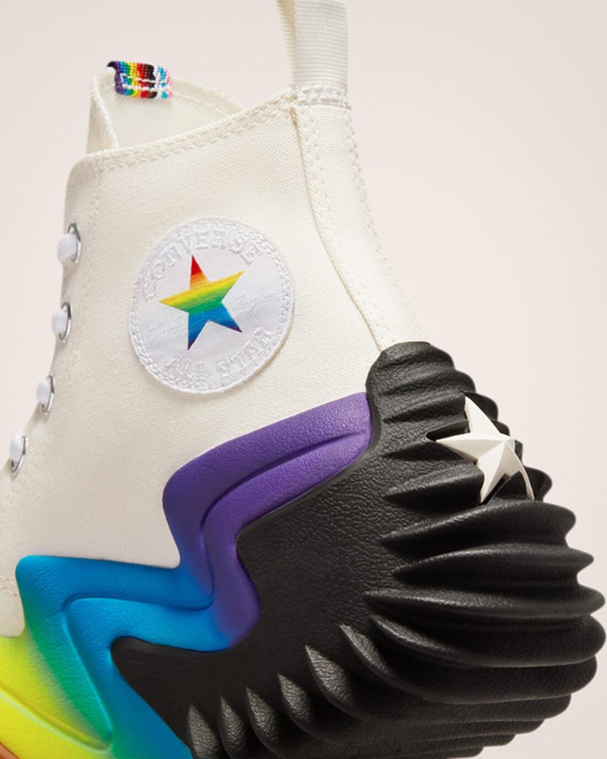 Topanky Na Platforme Converse Run Star Motion CX Pride Vysoke Panske Béžové Nachový | SK B5NOY9